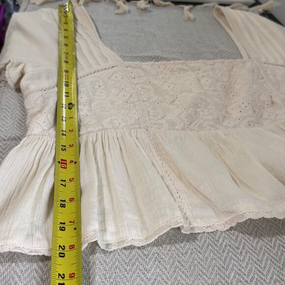 American Eagle Outfitters Cream Blouse - Picture 5 of 11